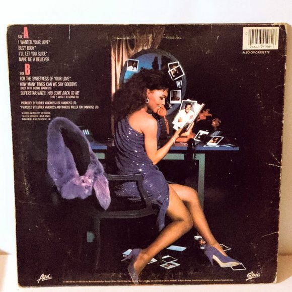 LUTHER VANDROSS Busy Body LP - Picture 2 of 4